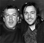 Julio Cifuentes y el Chino Recoba