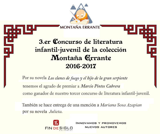 Ganador del Concurso Montaña Errante